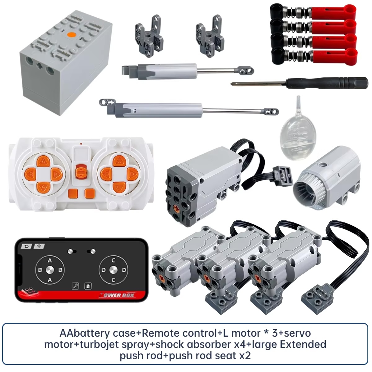 Power Functions Motor Battery Box Remote - Building Blocks Power Functions Motor Kit,