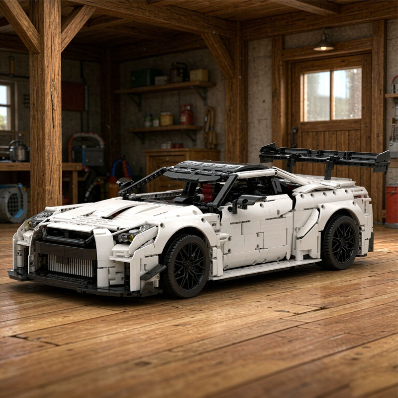 Moc Supercar Building Blocks 1/8 Scale - Super Sports Car Building Blocks MOC