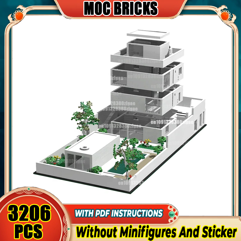 Moc Modular Building Street View Bricks - City Street View Moc Building Blocks