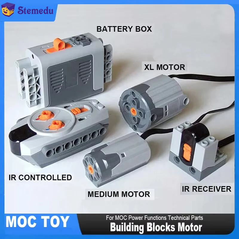 Power Functions Motor Battery Box Remote - Power Functions DIY Toys 8883 M