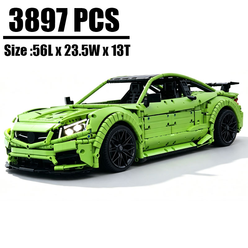 Moc Supercar Building Blocks 1/8 Scale - NEW MOC-60193 C63AMG Spyder 1:8 Scale