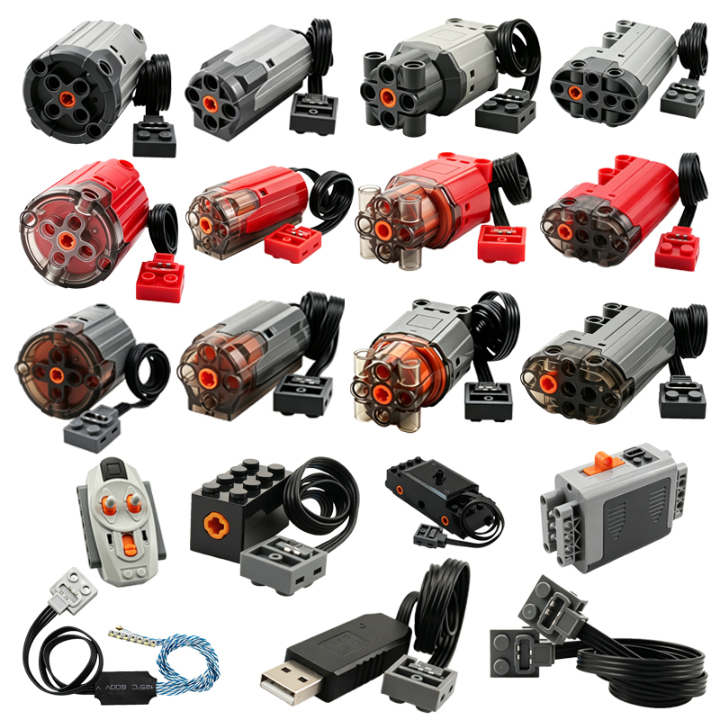 Power Functions Motor Battery Box Remote - MOC Technic Building Block Upgrade Kit