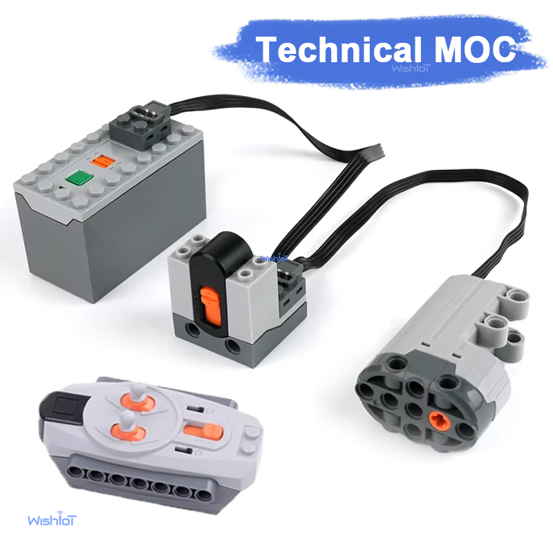 Power Functions Motor Battery Box Remote - MOC Power Functions Servo Motor Kit