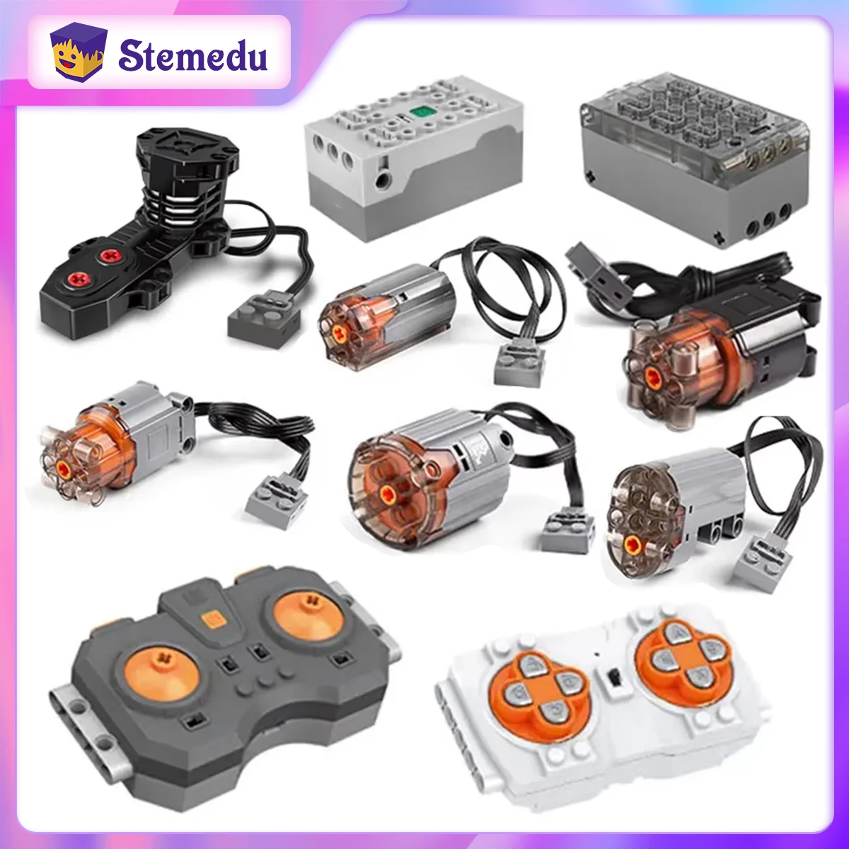 Mould King Technical MOC Power - đánh giá và giá Power Functions Motor Battery Box Remote
