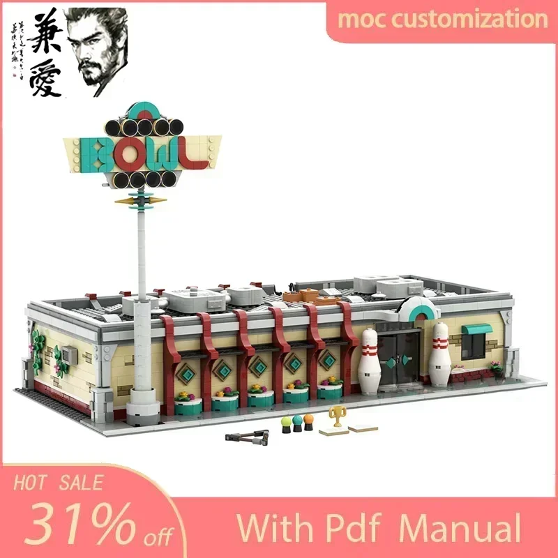 2795PCS MOC Retro Bowling Alle - đánh giá và giá Moc Modular Building Street View Bricks