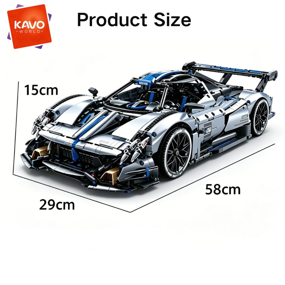 KAVOWORLD Premium MOC Super Sp - đánh giá và giá Moc Supercar Building Blocks 1/8 Scale
