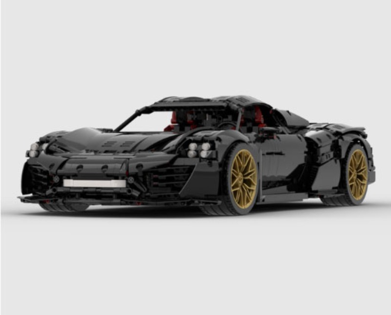 Custom MOC Supercar Technic Mo - đánh giá và giá Moc Supercar Building Blocks 1/8 Scale