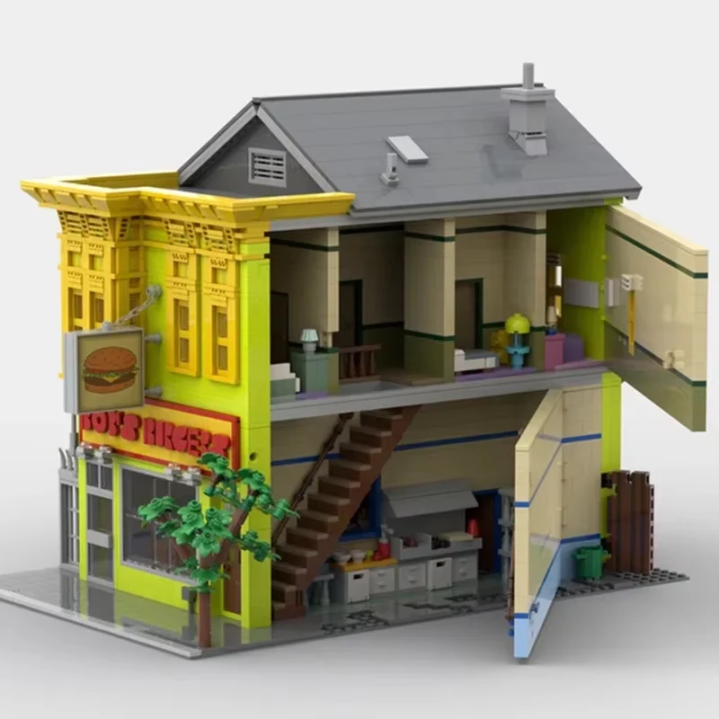 Animated Street View Model Moc - đánh giá và giá Moc Modular Building Street View Bricks
