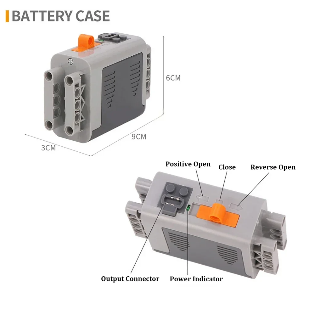 Power Functions DIY Toys 8883  - đánh giá và giá Power Functions Motor Battery Box Remote