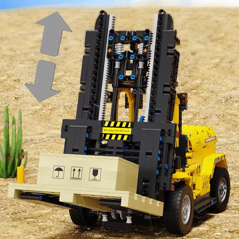 MOC 2.4G Remote Control Excava - đánh giá và giá Technical Crane Truck Excavator Blocks