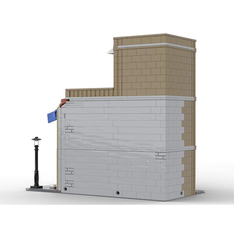 City Street View Model DIY MOC - đánh giá và giá Moc Modular Building Street View Bricks