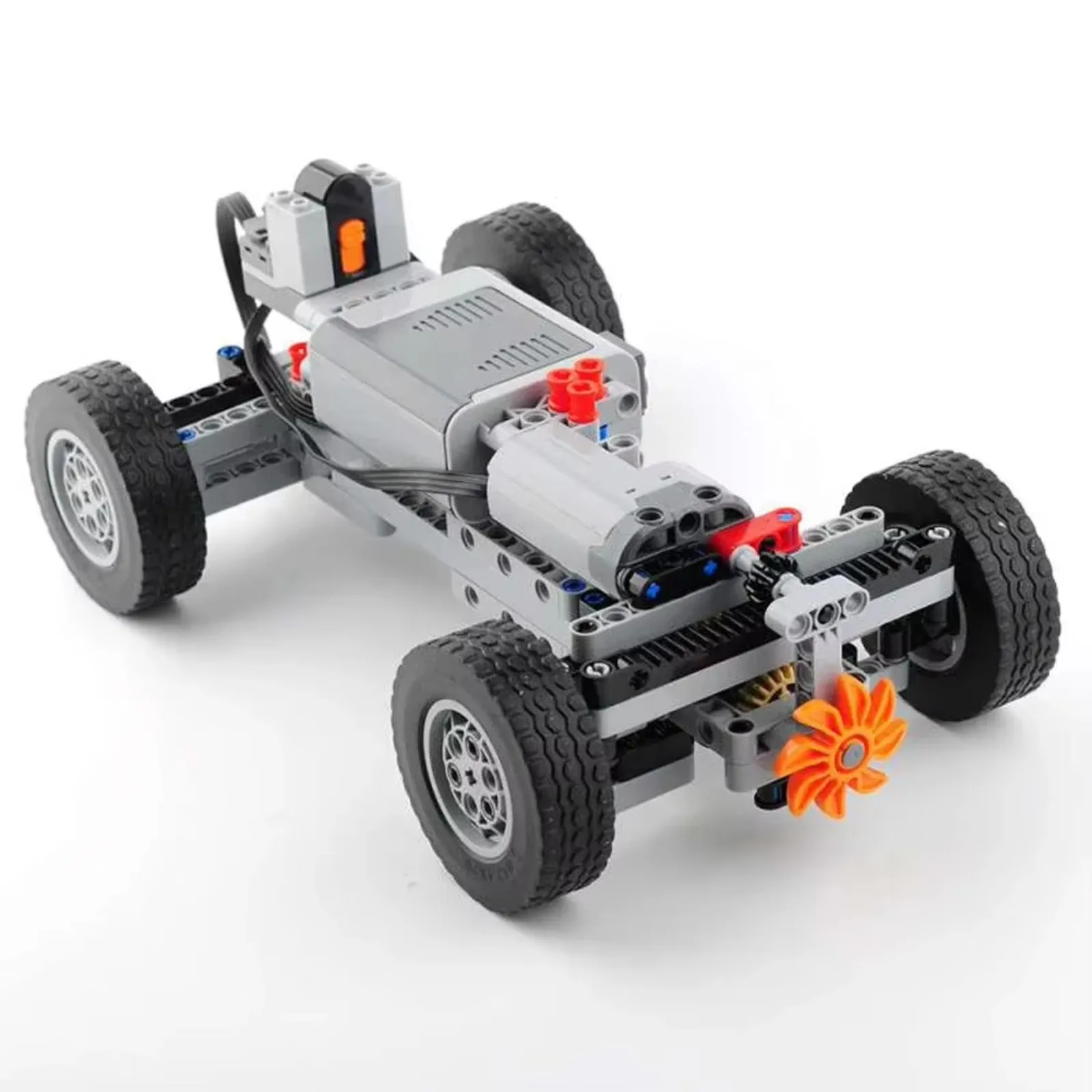 4WD Technical Car Chassis Bric - đánh giá và giá Power Functions Motor Battery Box Remote