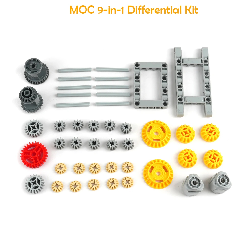 45PCS MOC Versatile Differenti - đánh giá và giá Technic Differential Gear Axle Frame
