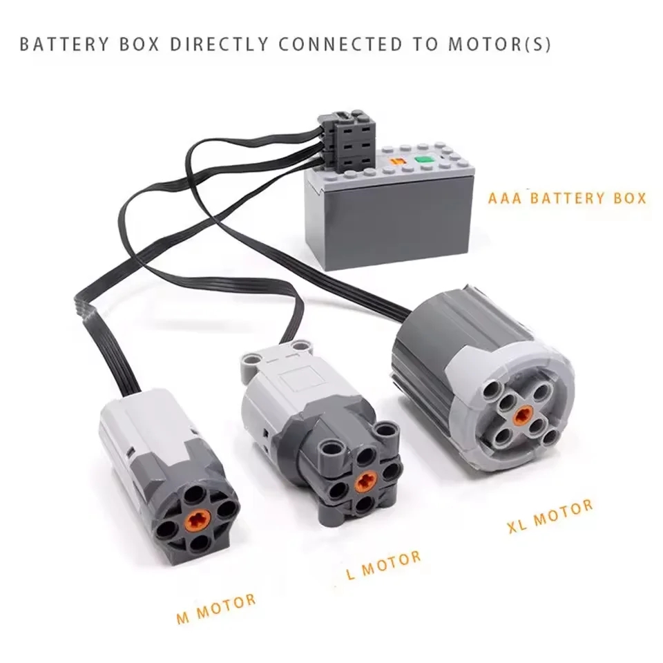 MOC Power Functions M/L/XL Mot - đánh giá và giá Power Functions Motor Battery Box Remote