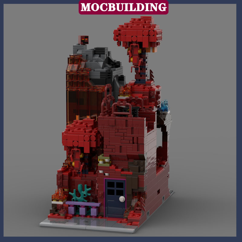 MOC City Modular Building Lava - đánh giá và giá Moc Modular Building Street View Bricks
