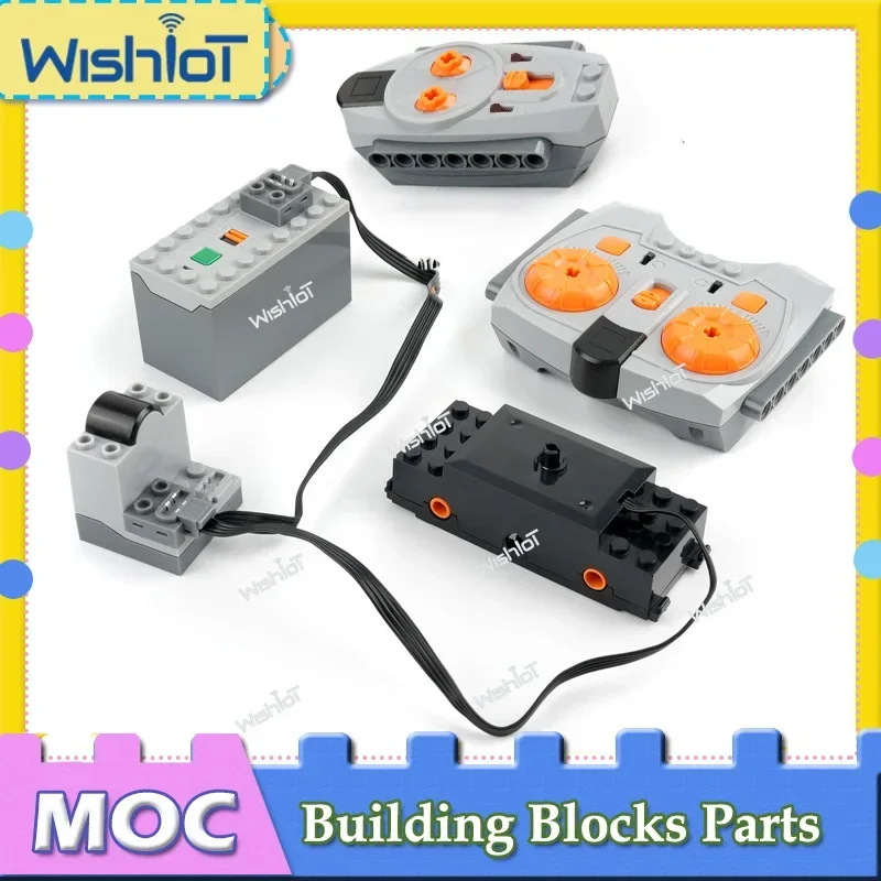 Moc Train Track Motor Technica - đánh giá và giá Power Functions Motor Battery Box Remote