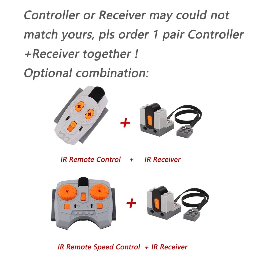 MOC Power Functions Parts Tech - đánh giá và giá Power Functions Motor Battery Box Remote