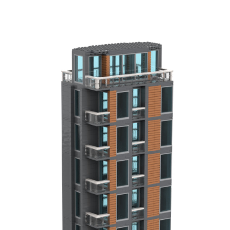 2255 Parts MOC Creative City S - đánh giá và giá Moc Modular Building Street View Bricks
