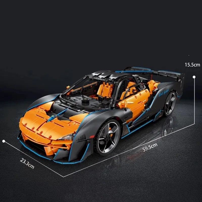 3862Pcs MOC 1:8 Technical SABR - đánh giá và giá Moc Supercar Building Blocks 1/8 Scale