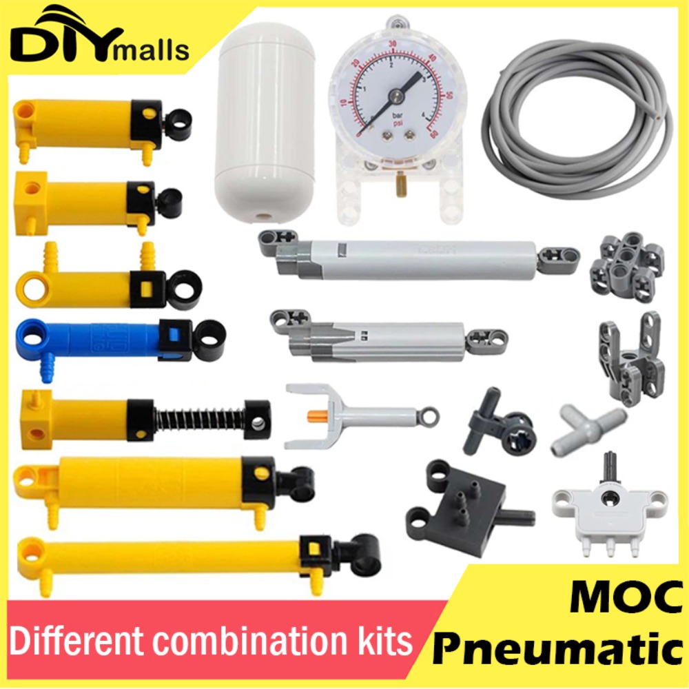 MOC Pneumatic Kits Technical P - đánh giá và giá Pneumatic Cylinder Pump Technic Parts