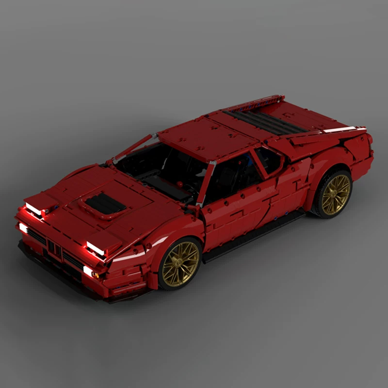 MOC-166809 Super Sports Car 1: - đánh giá và giá Moc Supercar Building Blocks 1/8 Scale