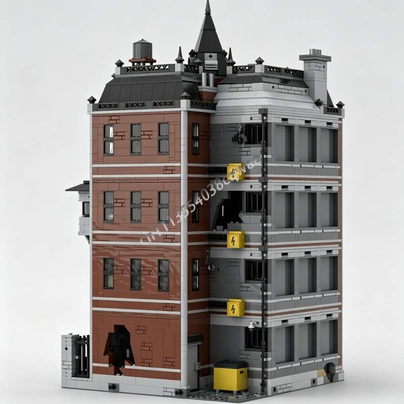 4691PCS Arkham Addition Floor  - đánh giá và giá Moc Modular Building Street View Bricks