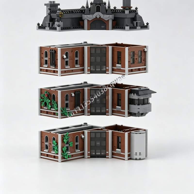 4691PCS Arkham Addition Floor  - đánh giá và giá Moc Modular Building Street View Bricks