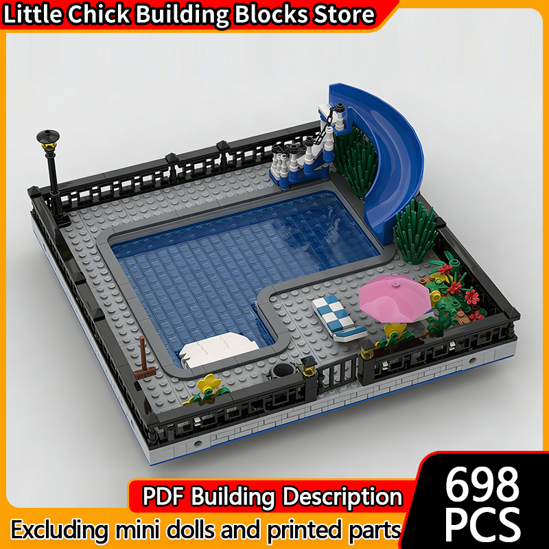 City Street View Model MOC Bui - đánh giá và giá Moc Modular Building Street View Bricks