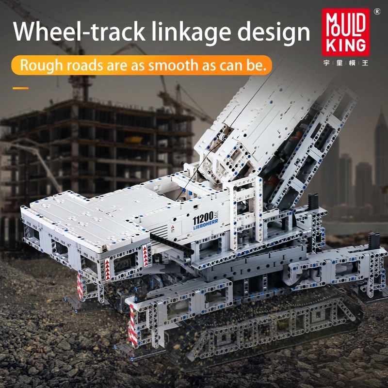 17002 MOULD KING Technical Bui - đánh giá và giá Technical Crane Truck Excavator Blocks