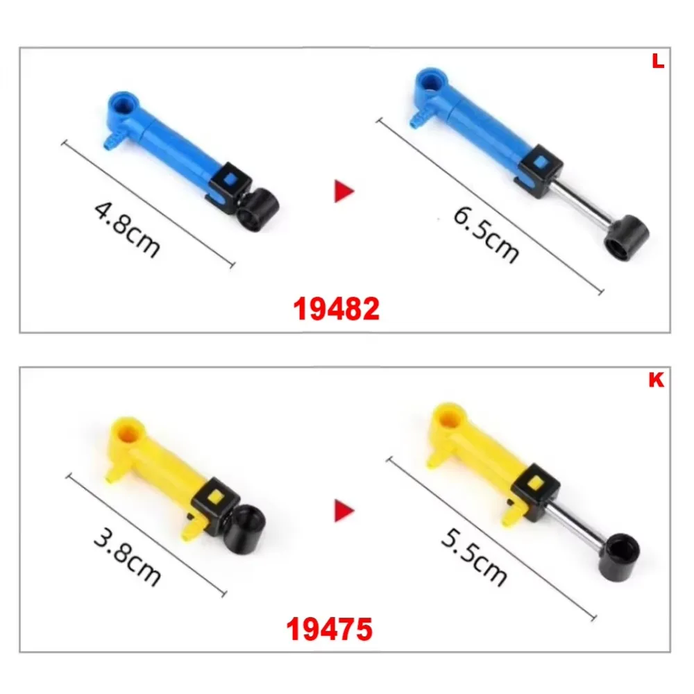 Technical Parts MOC Pneumatic  - đánh giá và giá Pneumatic Cylinder Pump Technic Parts