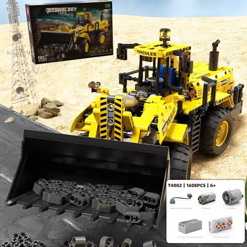MOC 2.4G Remote Control Excava - đánh giá và giá Technical Crane Truck Excavator Blocks